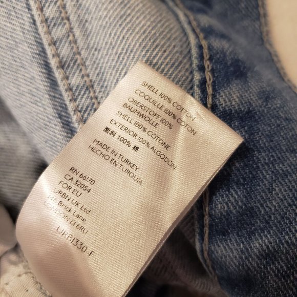 BDG High-Rise Baggy Jeans Loose Straight Leg High-Waist Medium Wash 90's Y2K - Picture 9 of 13